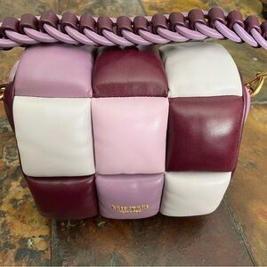 Kate Spade Boxxy 3D Colorblicked Smooth Leather Bag Purple Agate Multi